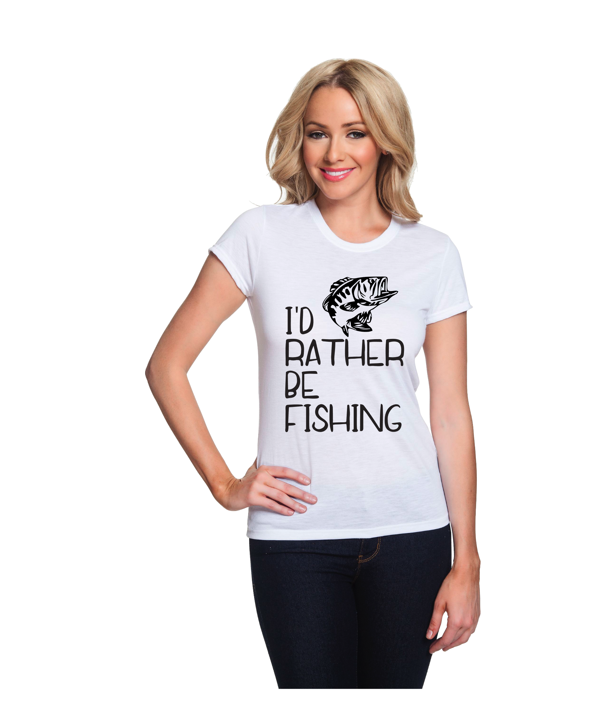 I'd Rather Be Fishing Tee Shirt
