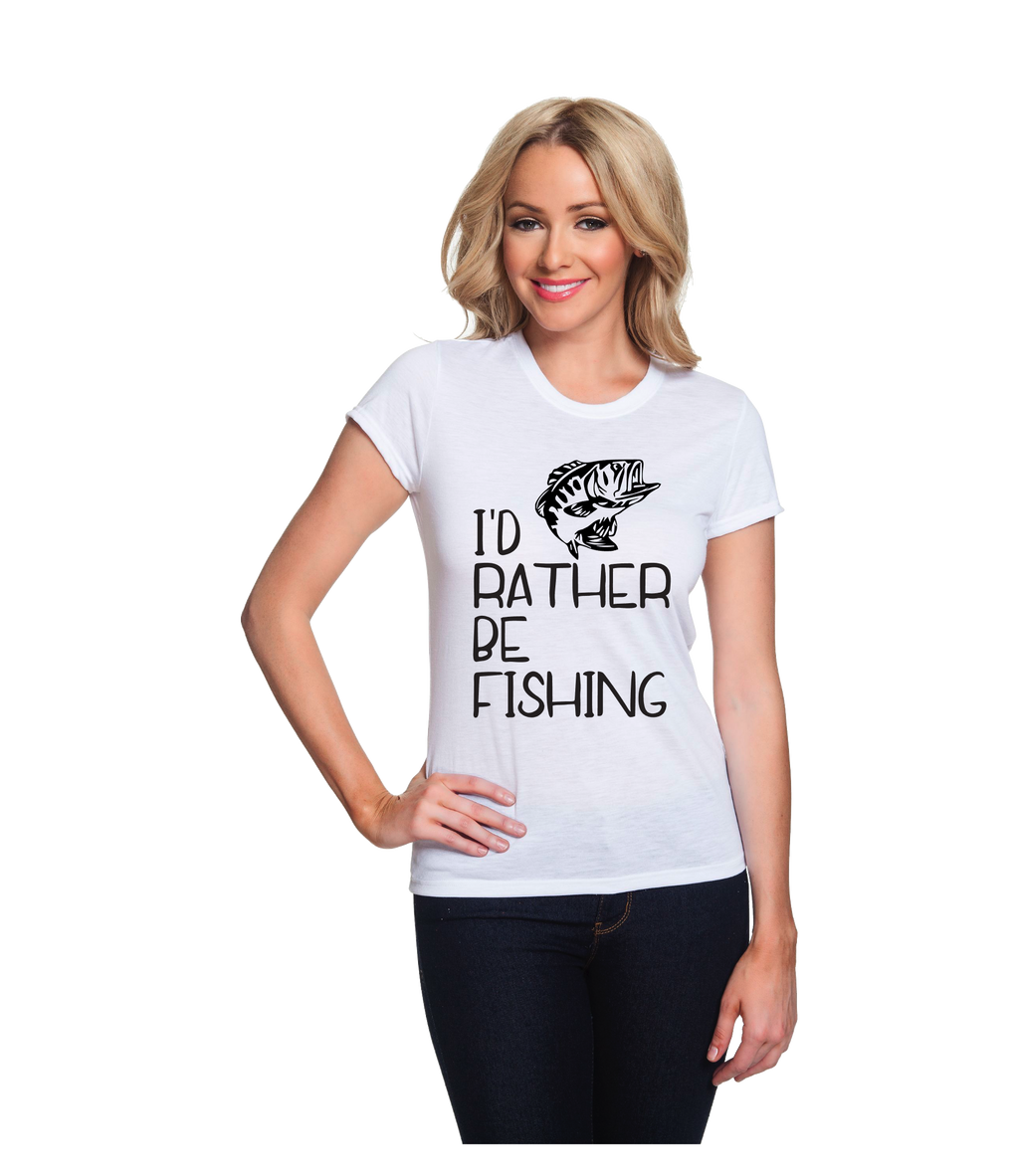 I'd Rather Be Fishing Tee Shirt