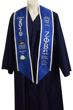 Bluefield State College Graduation Stole/ College Graduation Stole/ Personalized Stole/ Memory Stole/ Free Shipping