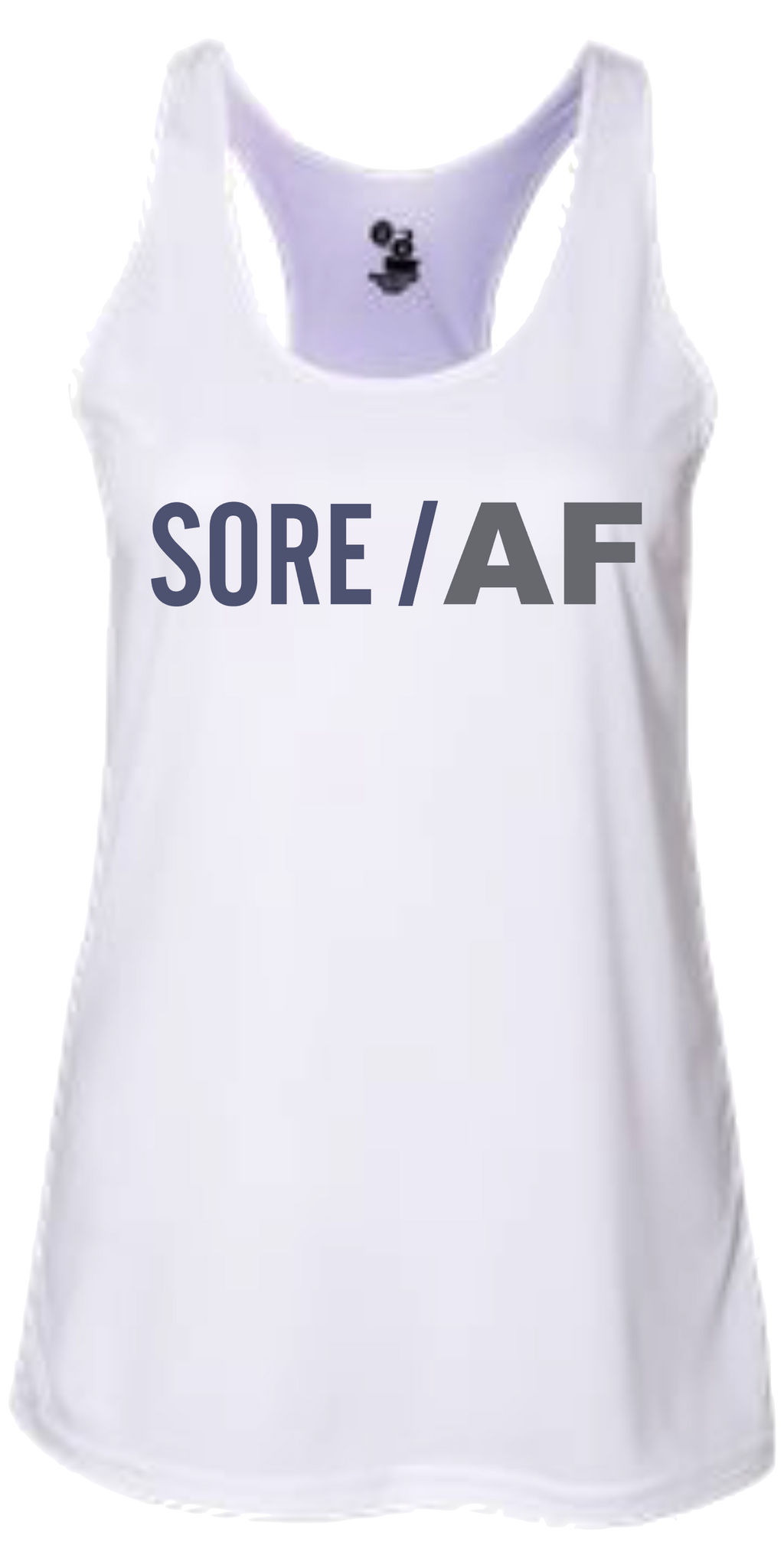Sore/ AF Tee Shirt White Racerback