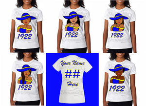 Custom T-Shirt 1920/Pick Your Style/ Pick Your Theme/ Line Shirts / Free Shipping