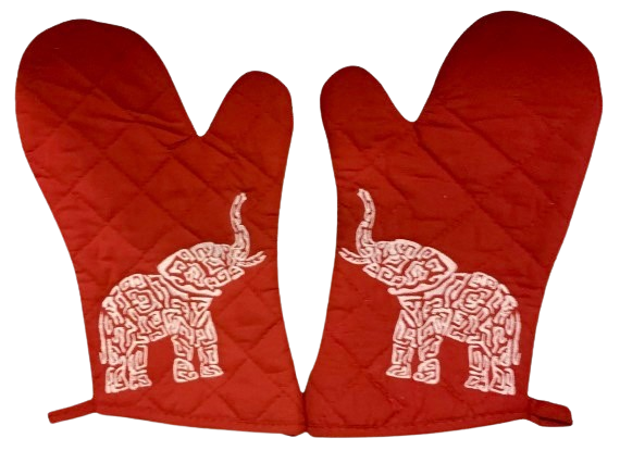 Elephant Kitchen Set/Personalized Kitchen Set/ Personalized Gift Sets/ Personalized Home Decor/ Oven Mitts and Towel Sets/ Kitchen Towel Set