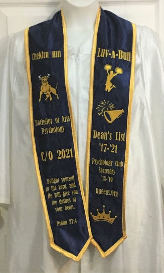 Graduation Stole - College Graduation Stole - Derrian Didit