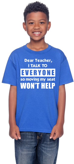 Dear Teacher, I Talk to Everyone