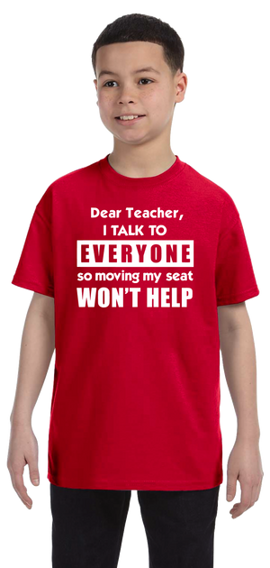 Dear Teacher, I Talk to Everyone