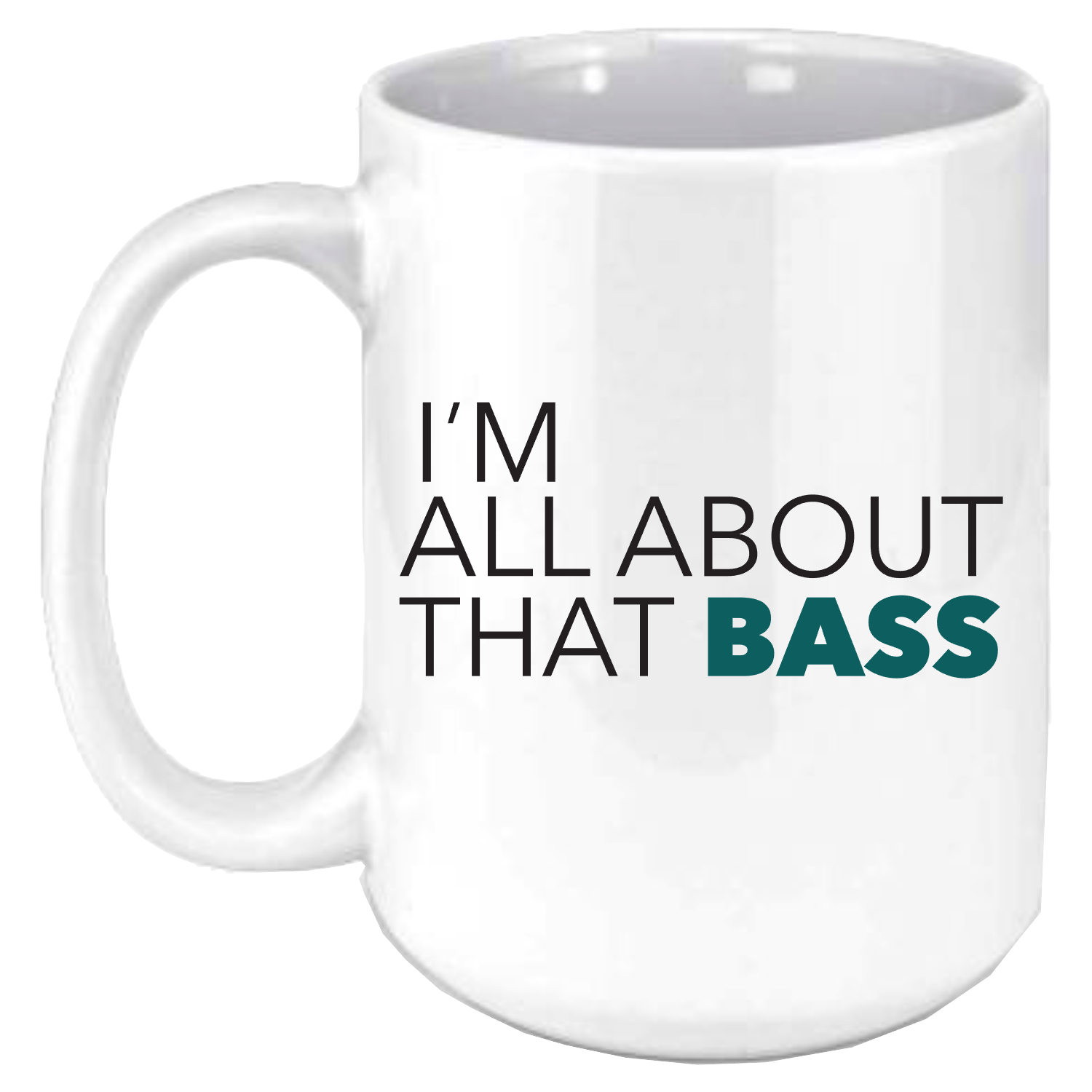 I'm All About That Bass Coffee Mug/Fishing Mug/ Personalized Coffee Mug/Vacation Coffee Mug/Pick Your Theme/ Custom Picture Coffee Mug