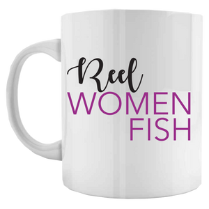 Reel Women Fish Coffee Mug/Fishing Mug/ Personalized Coffee Mug/Vacation Coffee Mug/Pick Your Theme/ Custom Picture Coffee Mug