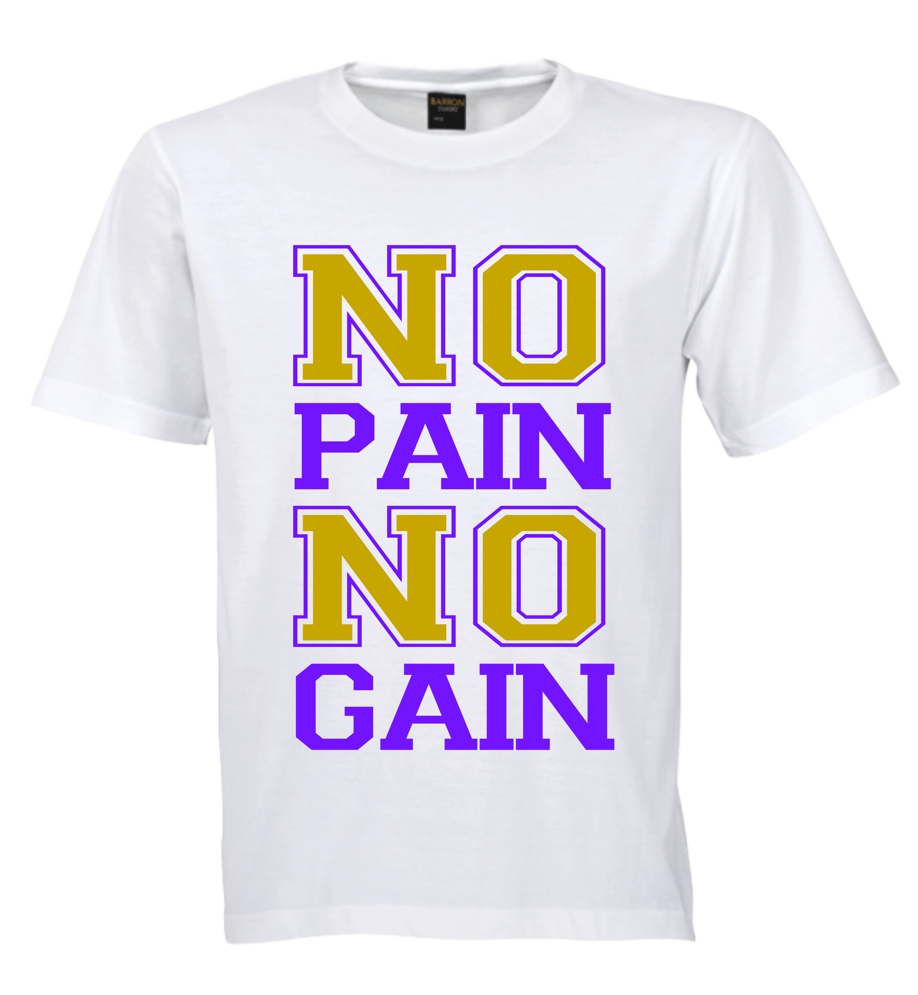 No Pain No Gain Pink and Green