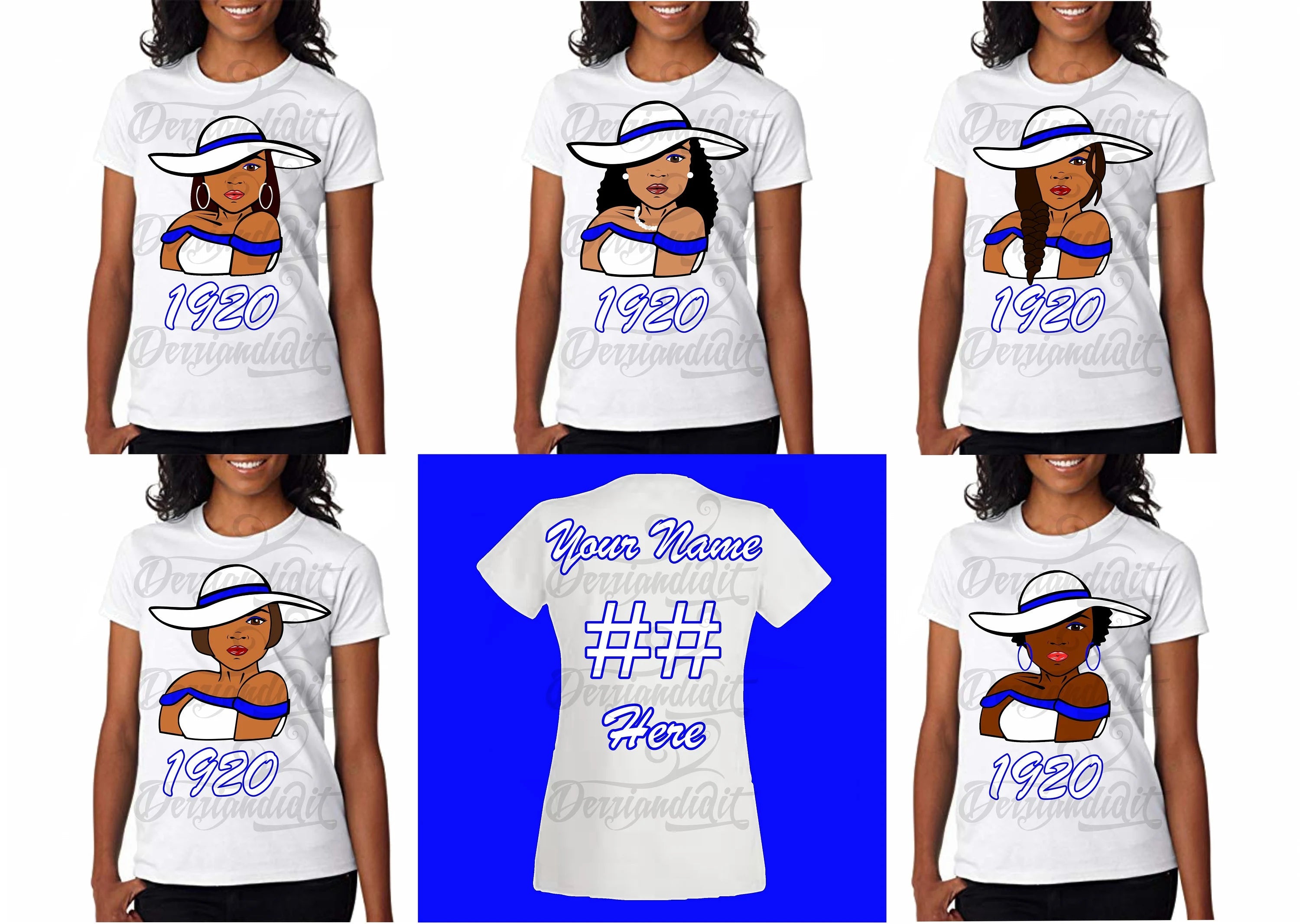 Custom T-Shirt 1920/Pick Your Style/ Pick Your Theme/ Line Shirts / Free Shipping