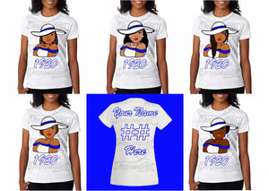 Custom T-Shirt 1908/Pick Your Style/ Pick Your Theme/ Line Shirts / Free Shipping